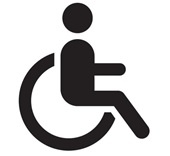 Piktogramm Rollstuhl