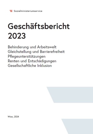 Cover Geschäftsbericht 2023