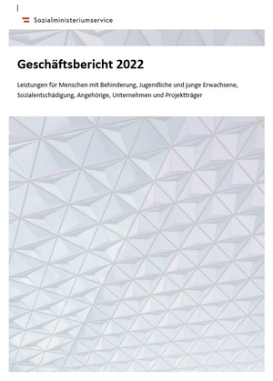 Cover Geschäftsbericht 2021