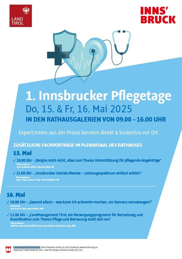 Pflegetage Poster